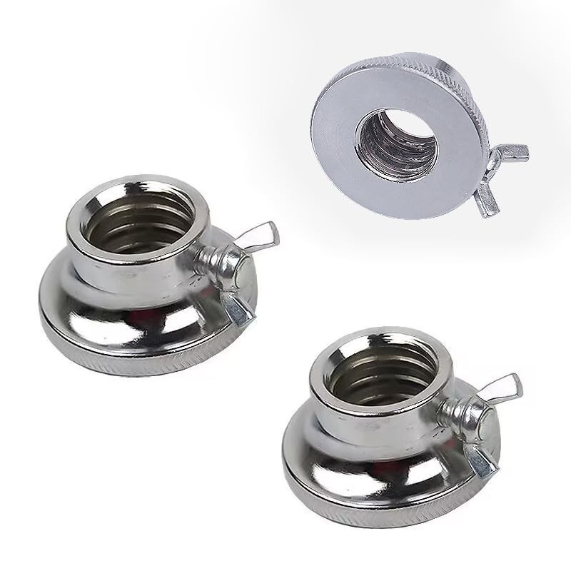 2 Pack Spin Lock Dumbbell Collars for Threaded Bars