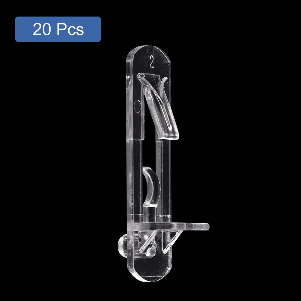 Plastic shelf support plugs, 20pcs suitable hole 6mm shelf thickness 20mm