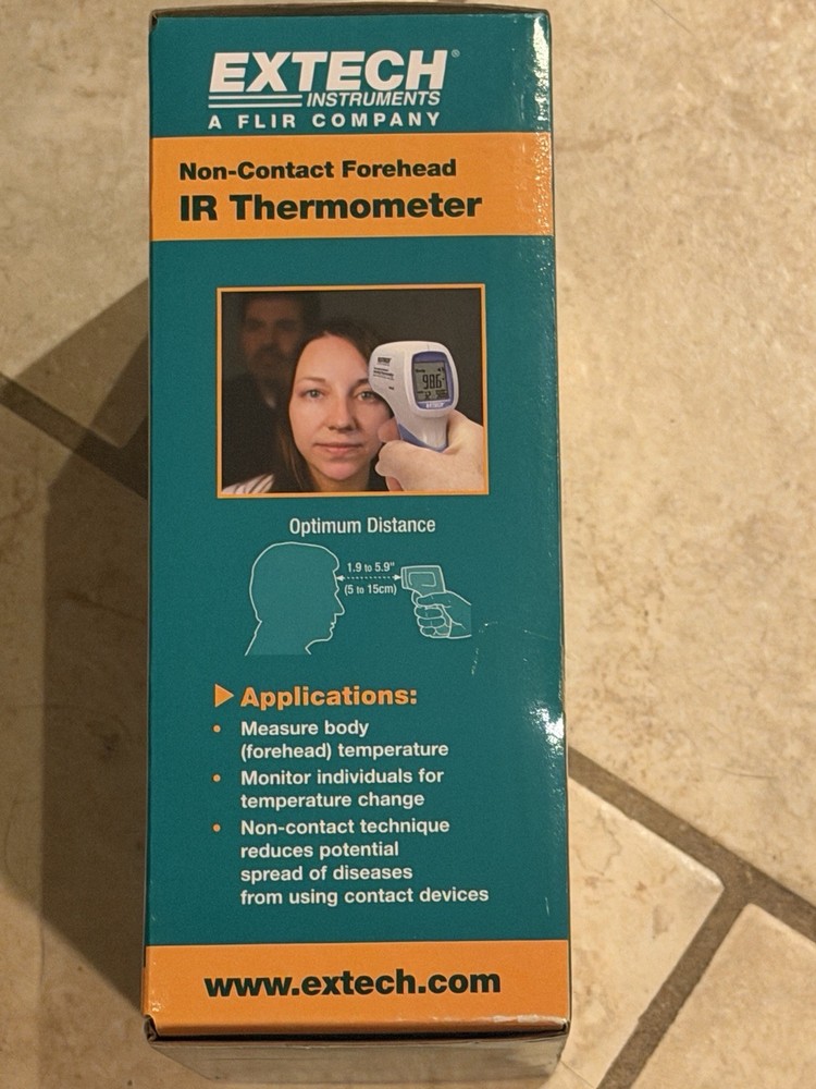 Extech IR200 Non-Contact Forehead Infrared Thermometer