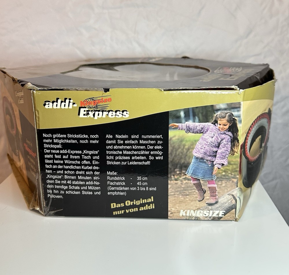 Addi Express King Size Knitting Machine – Complete Circular Knitter
