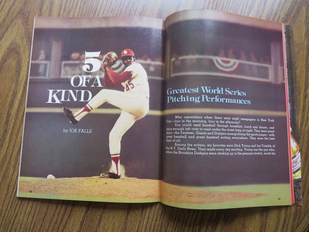 1981 &1982 World Series Programs Yanlees/Dodgers & Cards/Brewers
