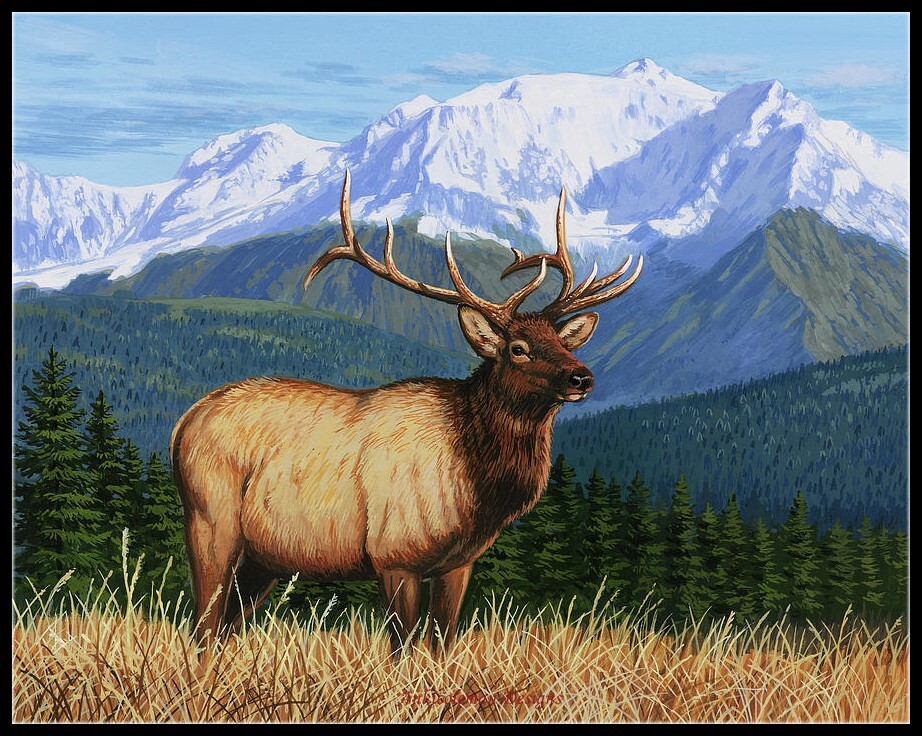 Surveying His Domain - DIY Chart Counted Cross Stitch Patterns Needlework DMC