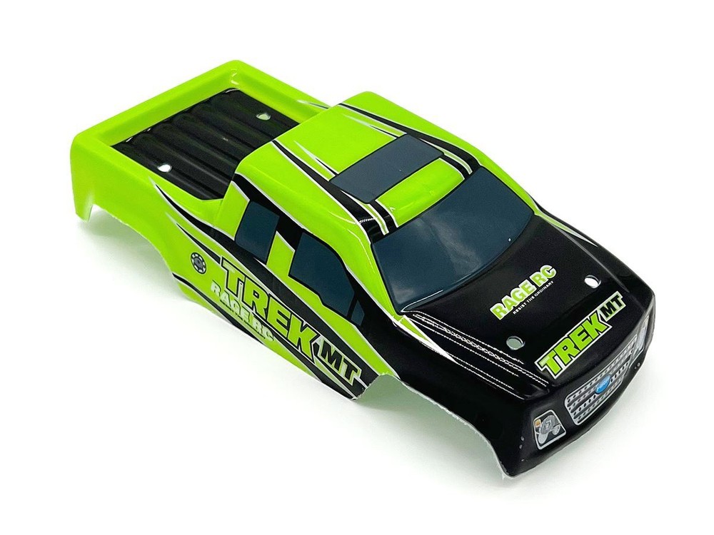 Rage R/C - Printed Body (Green); Mini Trek MT