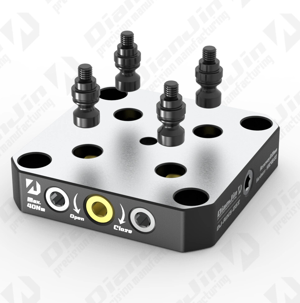 Four Five-axis Fixture Self-centering Vise Zero-point Quick-change Four-axis
