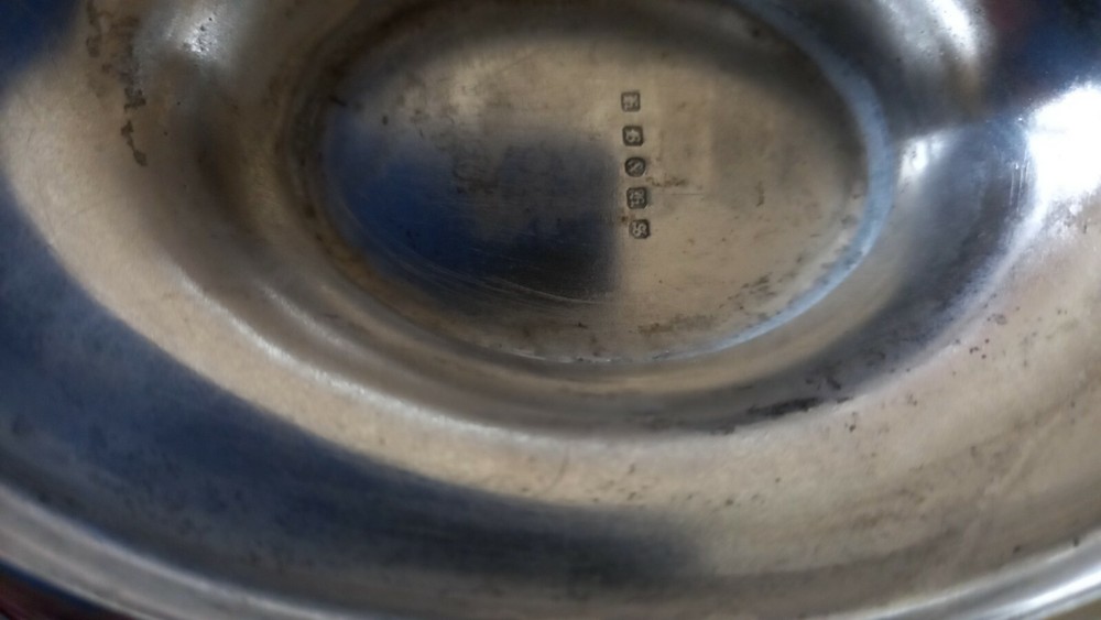 Vintage Silver Plated Handled Dish