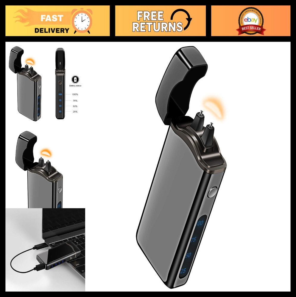 Big Arc Lighter Magical “Flame” USB Rechargeable Plasma Electric Cool Lighter (B