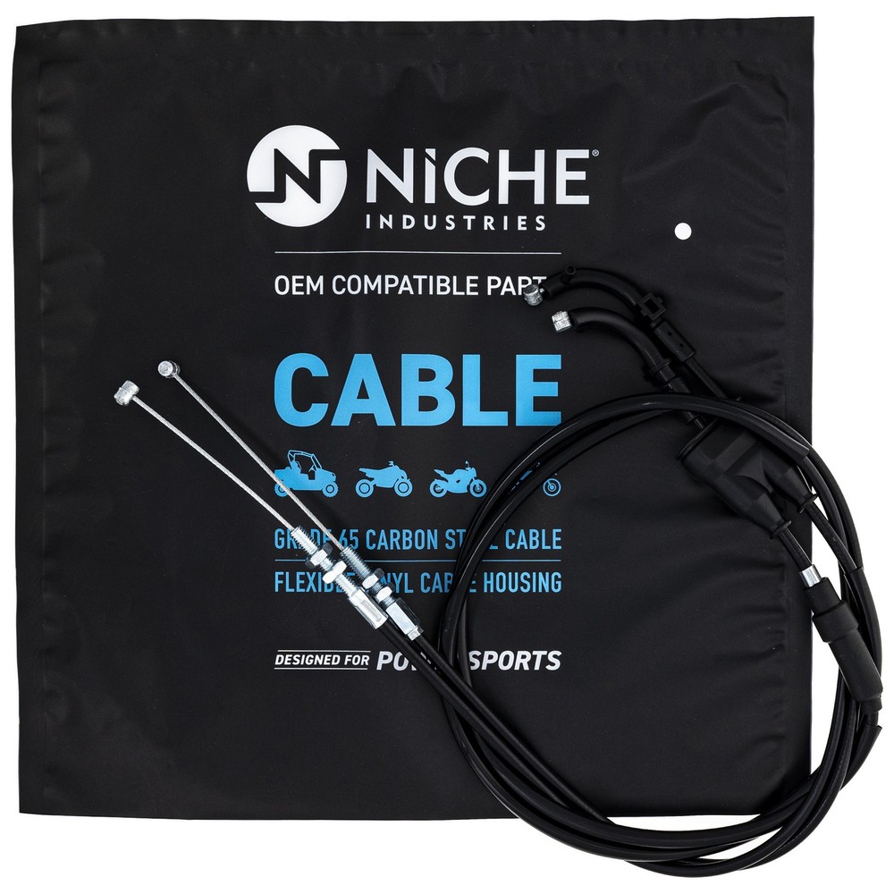 NICHE Push Pull Throttle Cable for Yamaha 2008-2012 XT250 3C5-26302-00-00