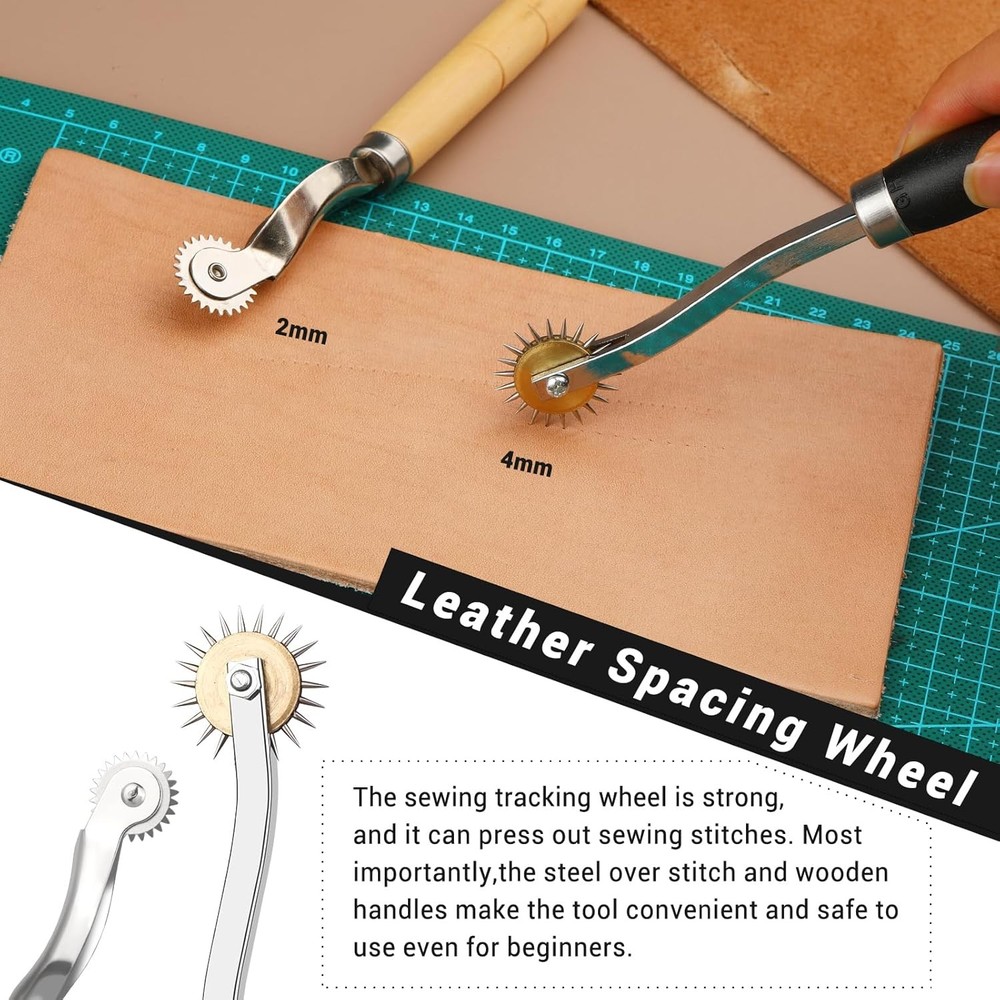 SOCNITC Leather Working Tools, Professional Sewing Set, Craft Kit,...