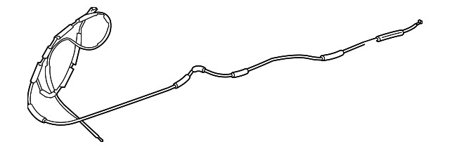 Genuine Honda Release Cable 74880-T2F-A01