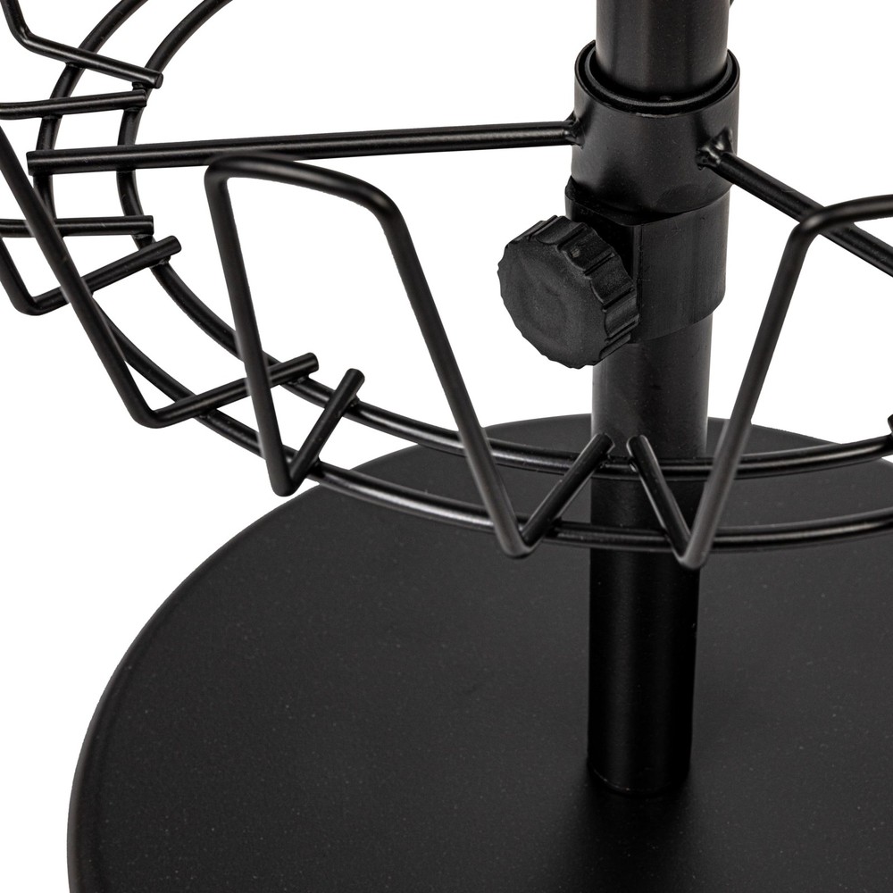 4-Tier Shoe Storage Tree, Matte Black