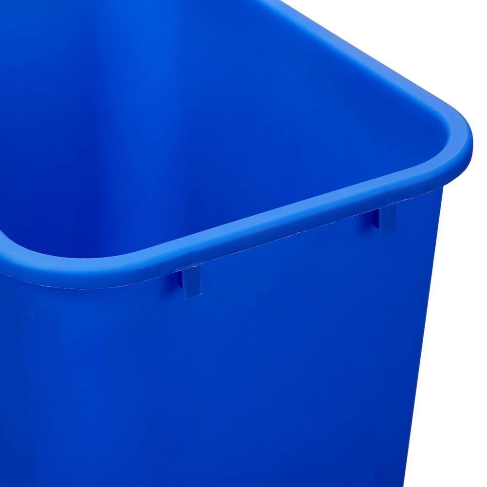 Rectangular Commercial Office Wastebasket, Easy to Clean, Lightweight