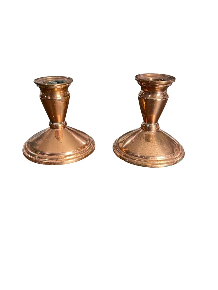Vintage Copper Candlesticks *See Description*
