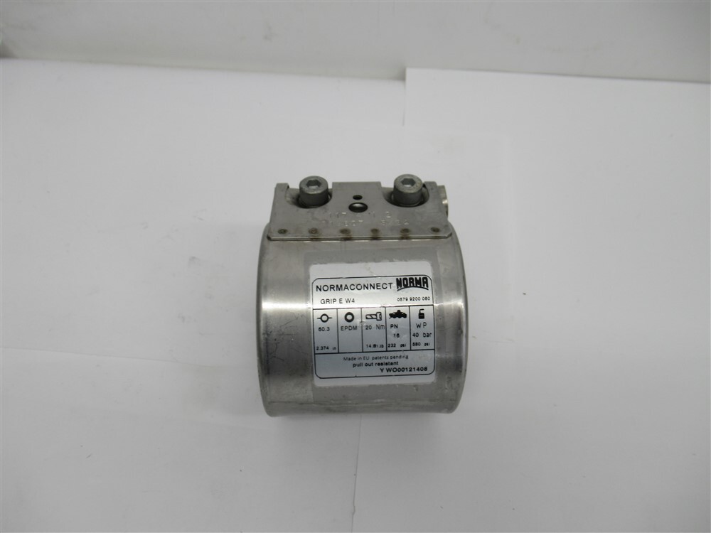 Norma 05799200060 , FGR Grip E 60.3 EPDM W4 Axial Restraint Pipe Coupling