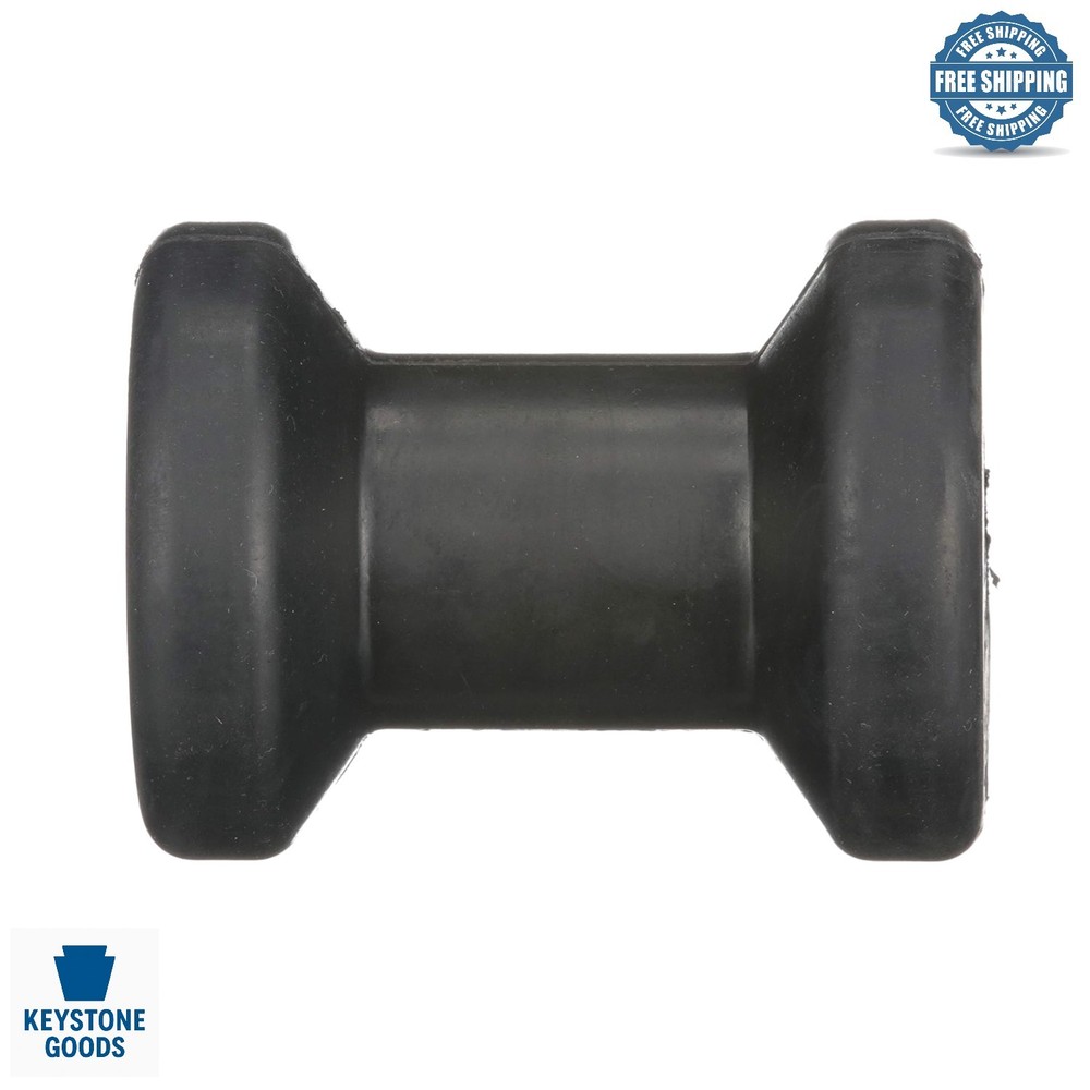 4-Inch Boat Keel Roller - Durable Rubber Trailing Guide