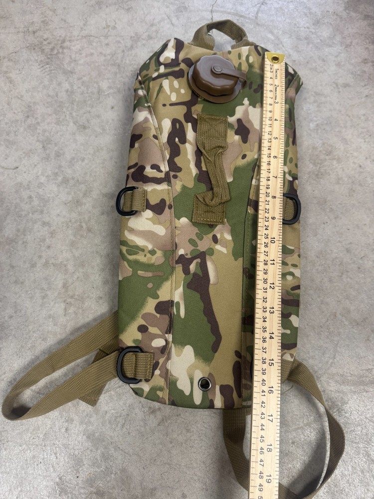 KMS Hydration Carrier Water Backpack Camo Adjustable Strap Tactical Hiking