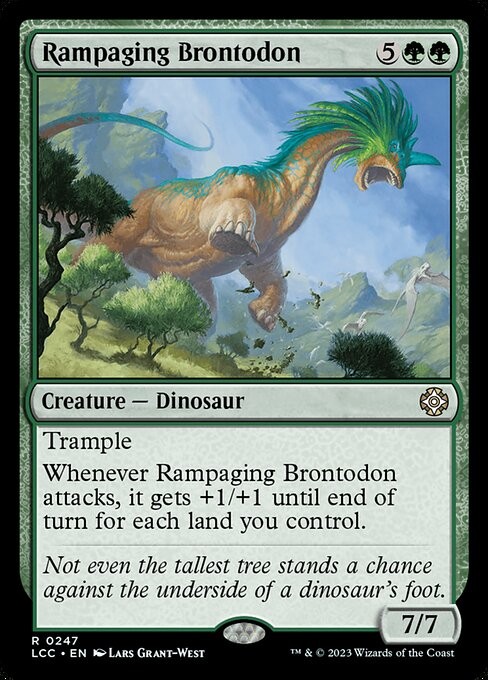 Rampaging Brontodon 247 R Normal LCC MTG NM