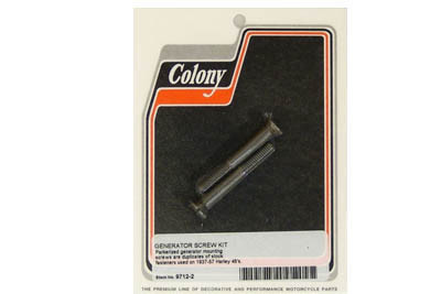 Parkerized Generator Screw Kit fits Harley Davidson
