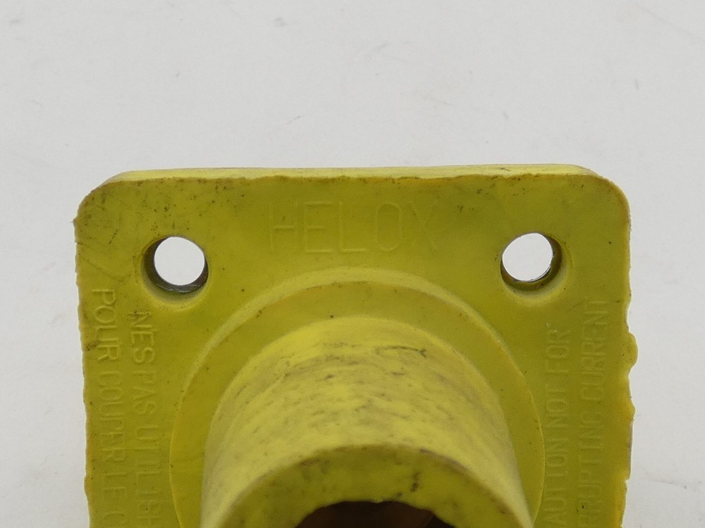 Helox Yellow Receptacle, 600V, 400A, Series 16, Threaded