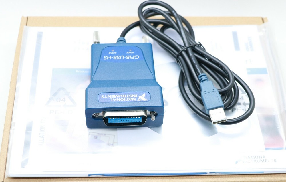 NI GPIB-USB-HS Card 778927-01 USB GPIB Interface Adapter Controller IEEE 488