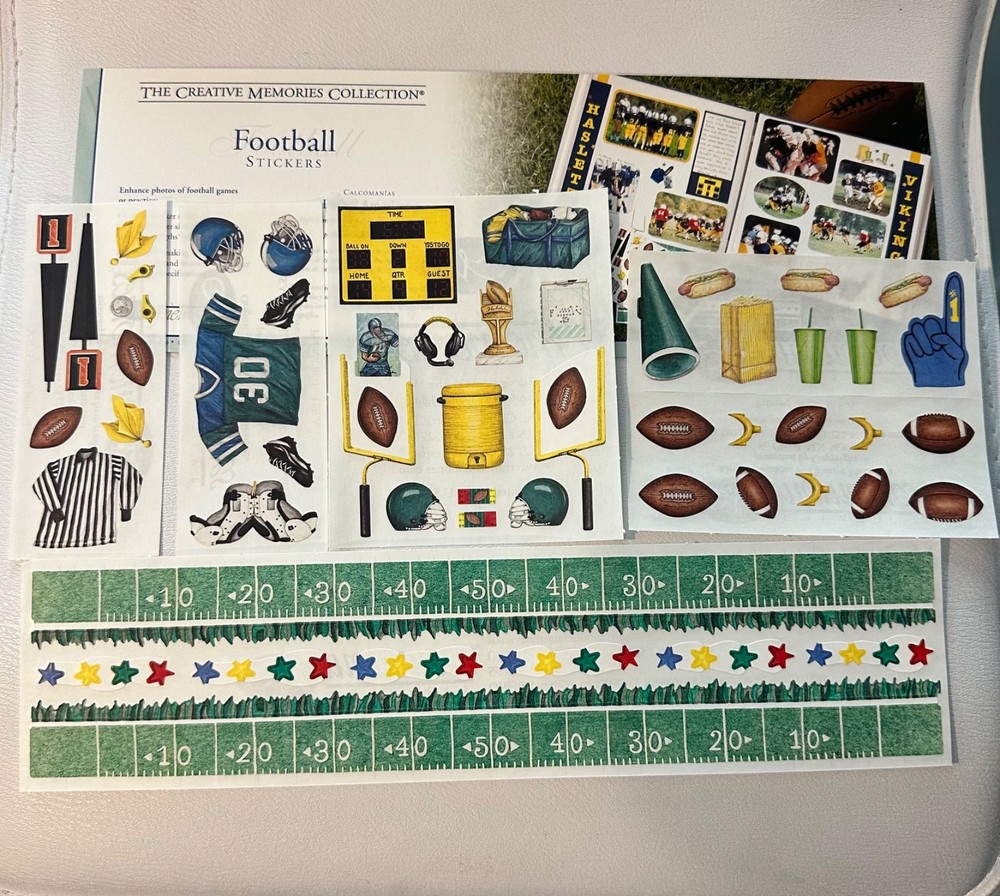 CM Football Stickers  pack