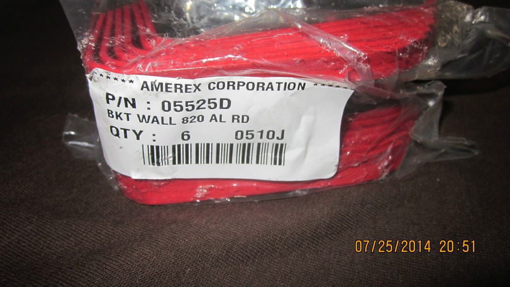 🔥🧯5-FORK STYLE WALL MOUNT 5,10,20 lb SIZE FIRE EXTINGUISHER (AMEREX) BRACKET's