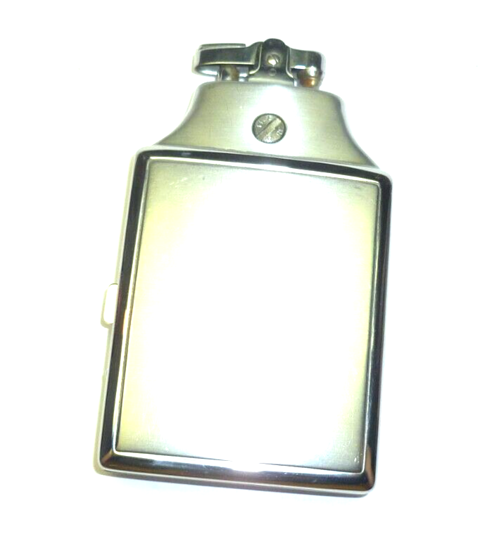 VTG RONSON MASTERCASE CIGARETTE CASE WITH LIGHTER & FELT BAG