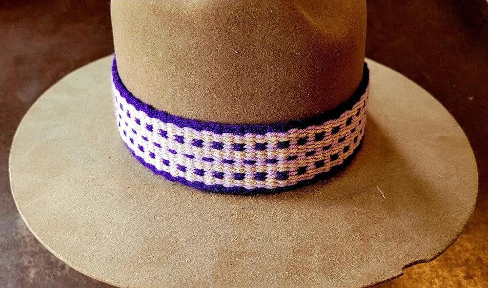 Inkle Loom Woven Hat Band