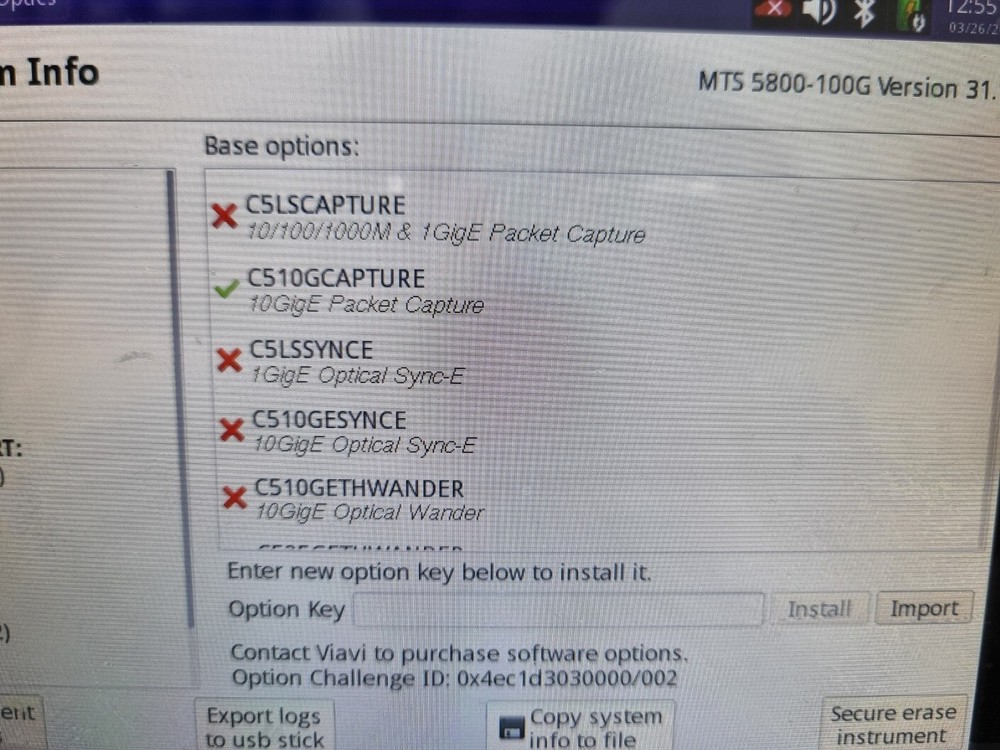 VIAVI MTS 5800 Network Tester (100GbE)