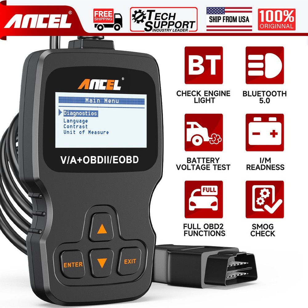 ANCEL AD310 OBD2 Scanner Bluetooth for iOS Android Check Engine Diagnostic Tool