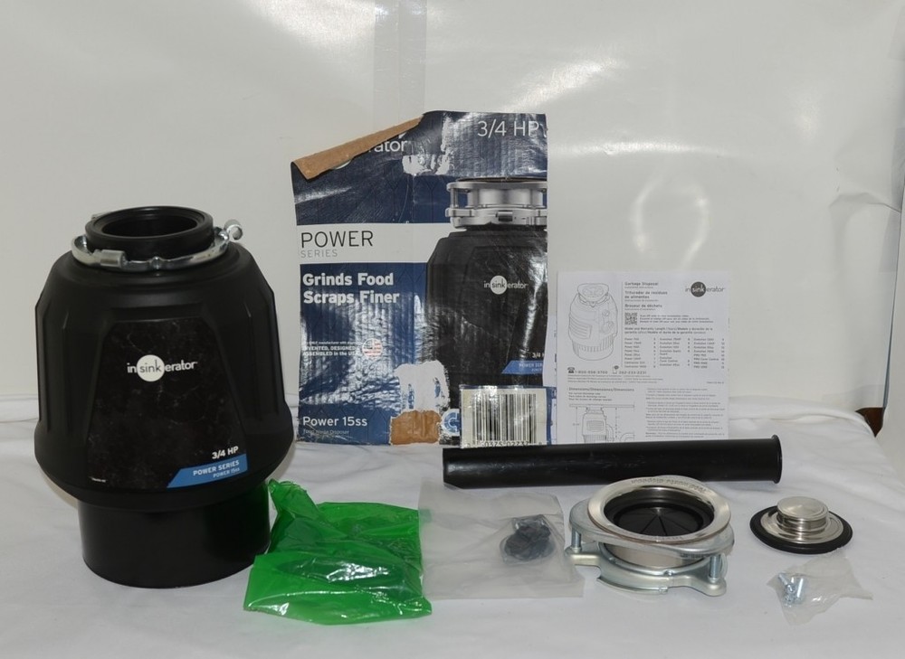 InSinkErator 15ss Power Series Non Corded 3/4-HP Continuous Feed Garbage Disposa