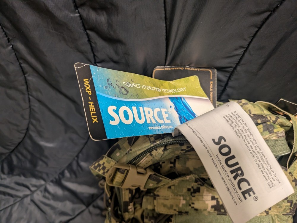 Source helix NWU Type III (By Eagle) Hydration System. New With Extra Bladder!