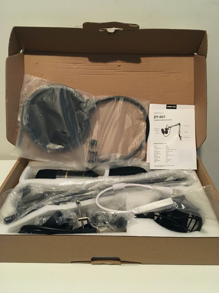 ZINGYOU Condenser Microphone Bundle, ZY-007