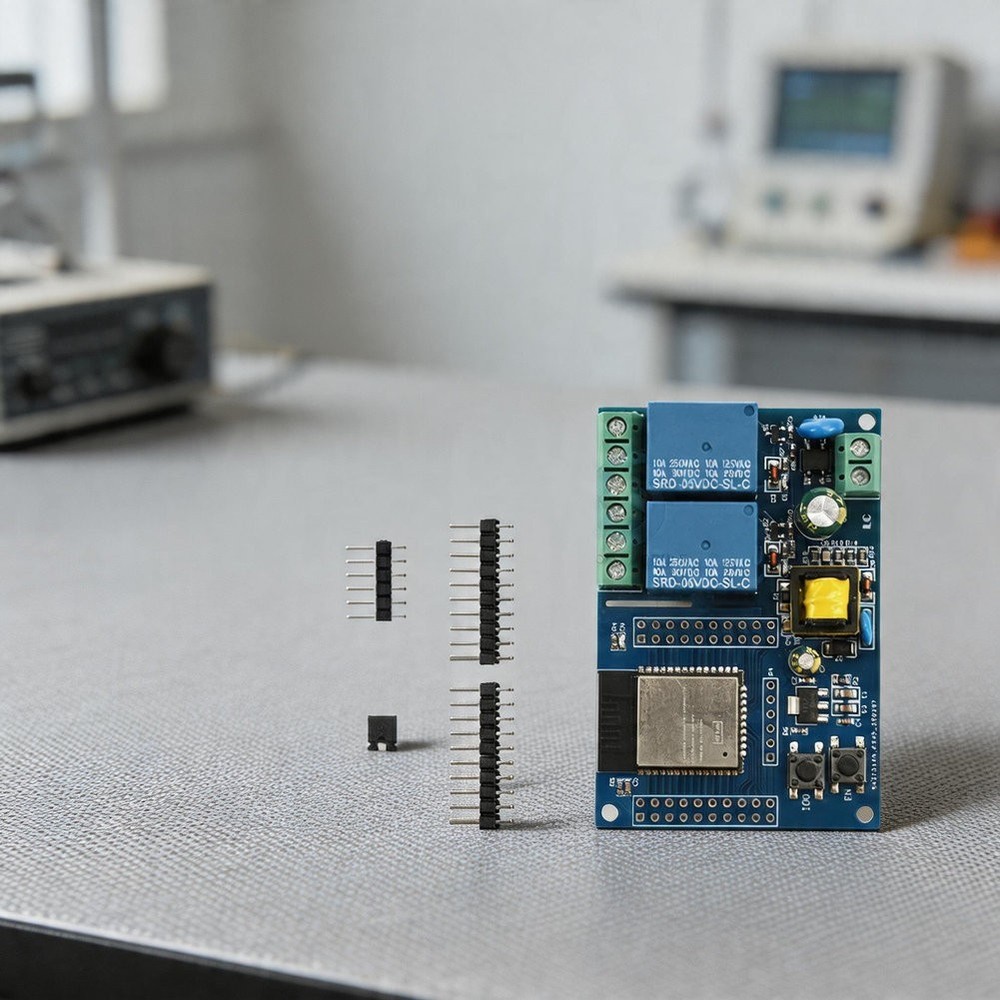 For ESP32-Based Dual Relay Board for Prototyping and Smart Device Control