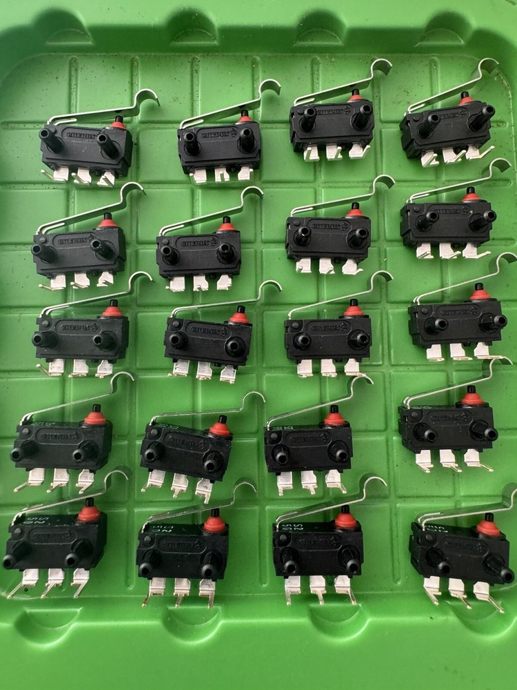 Push Button Snap Action Micro Switch Pack Of 25