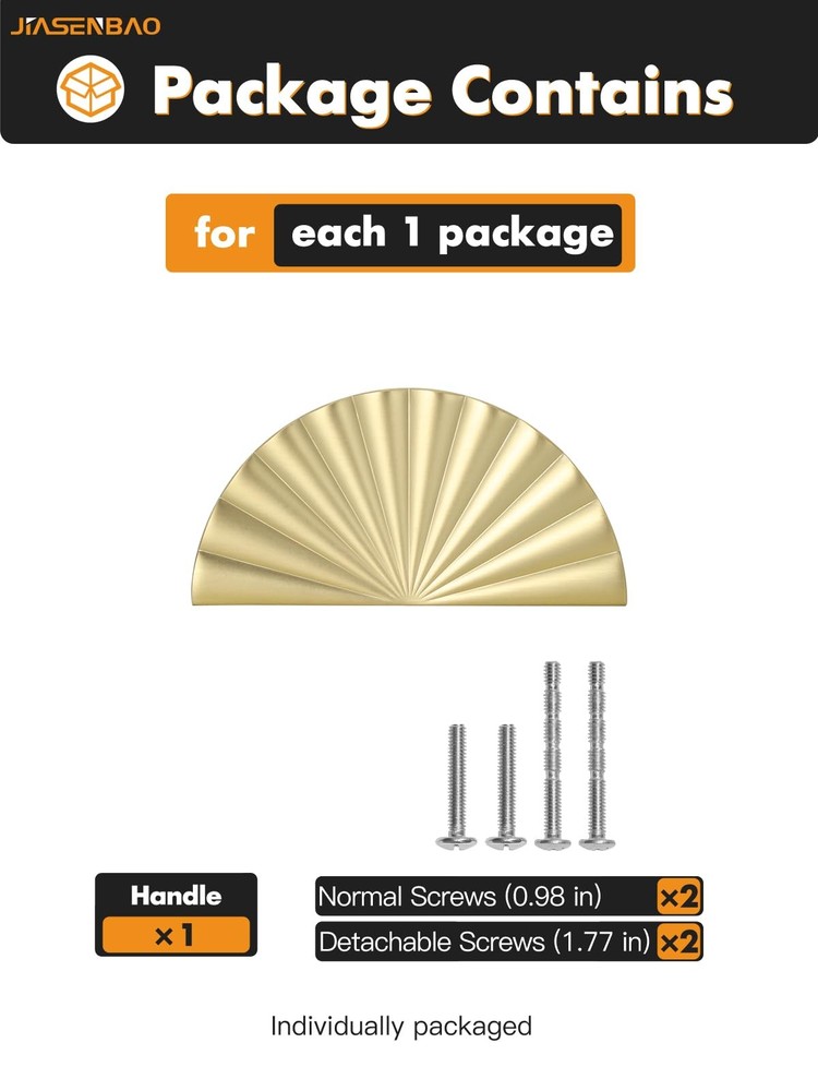 10 Pack Brushed Gold Cabinet Pulls 3" Hole Center Cup Flat Brass Drawer Pulls...