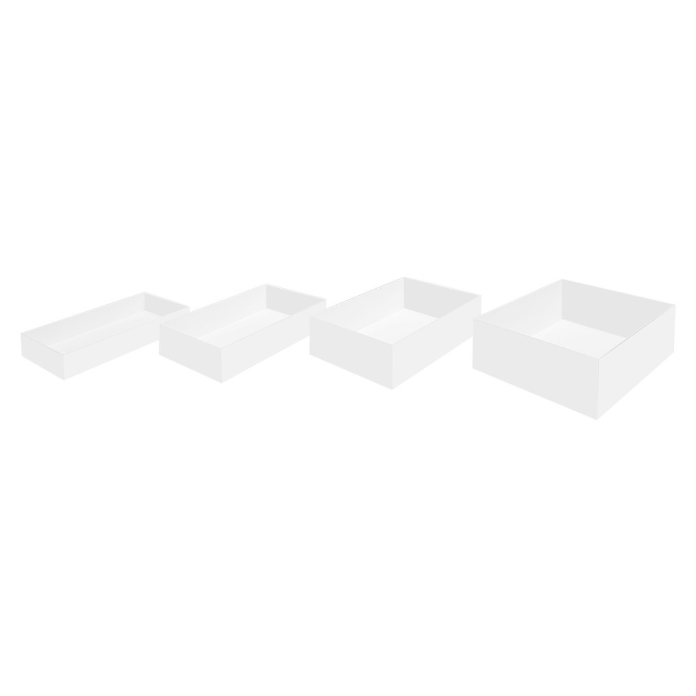 4X Dessert Display Stand Acrylic Party Buffet Riser Multi-purpose Nesting Stand