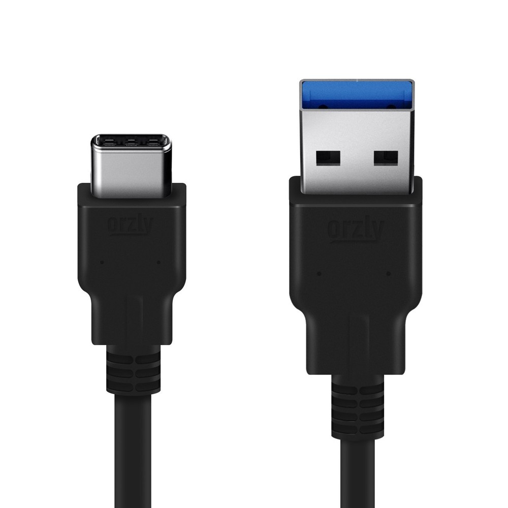 USB TYPE-C USB Charging Cable - Fast Charging (1M) - Black by Orzly®