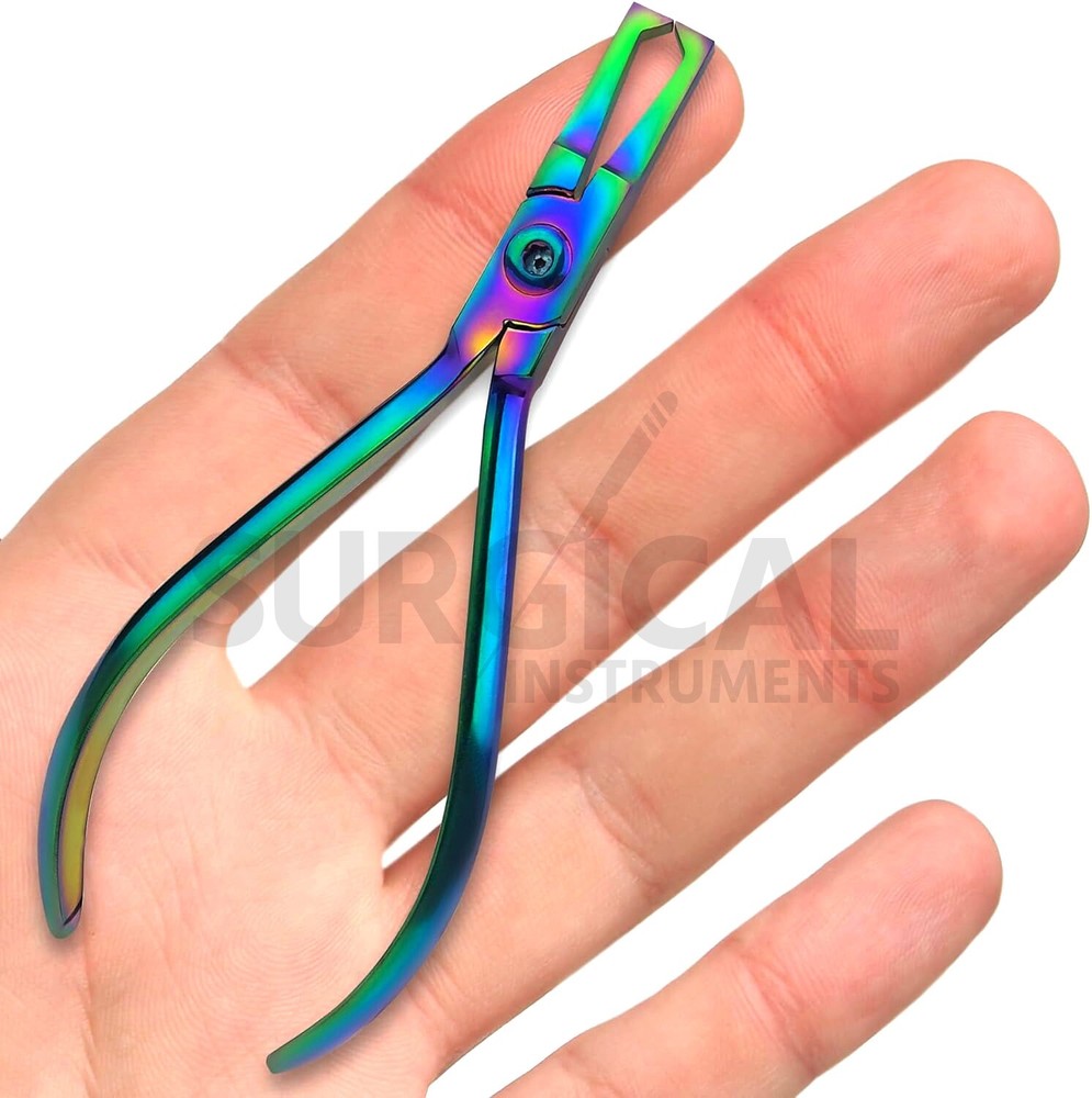 Rainbow Bracket Remover Pliers Straight Orthodontic Instruments German Grade