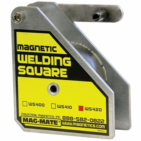 Mag-Mate WS420 Mid-Sized Extra PowerMagnetic Welding Square-150 lbs Pull