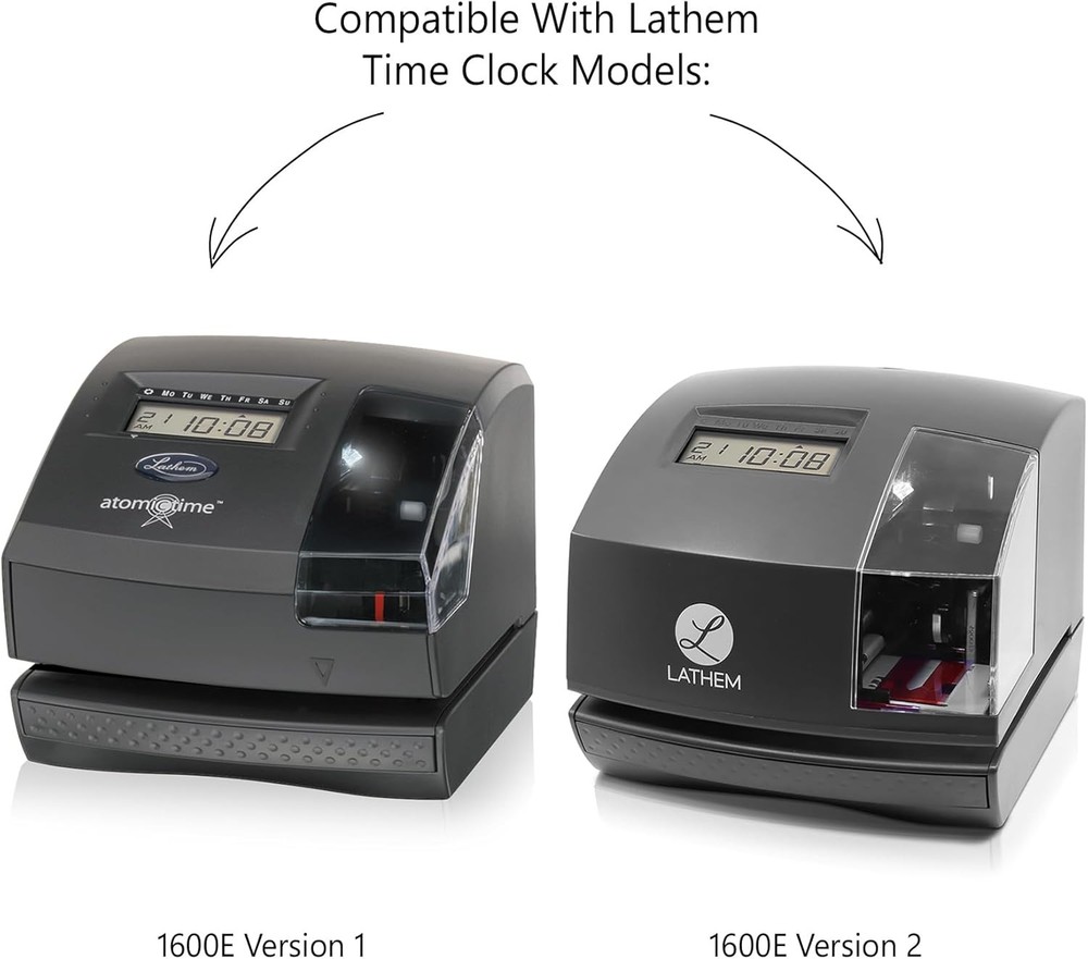 Weekly Time Clock Cards for 1600E