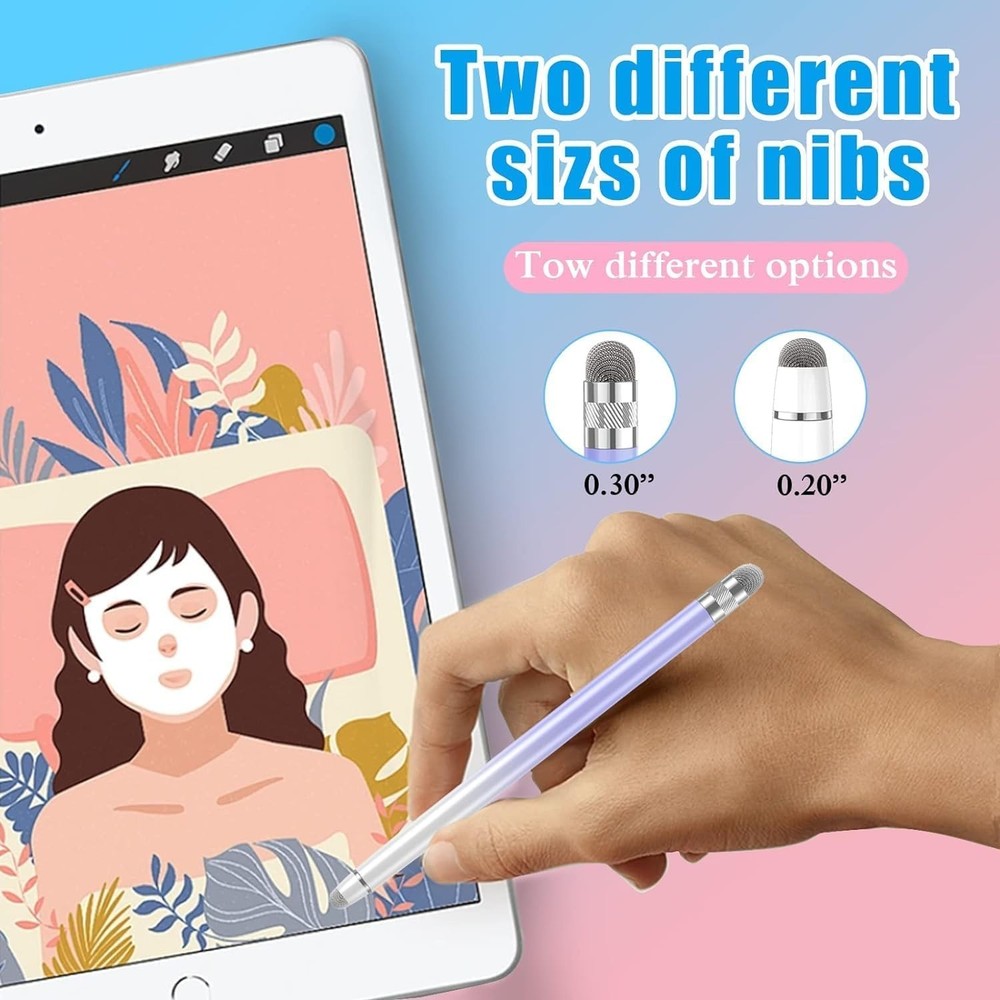 Lightweight 2PCS Stylus Pens for All Touch Screens - Effortless Creativity