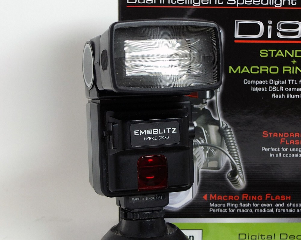 Emoblitz Hybrid Di980 Standard Macro Ring Flash for Nikon Digital Dedicated TTL