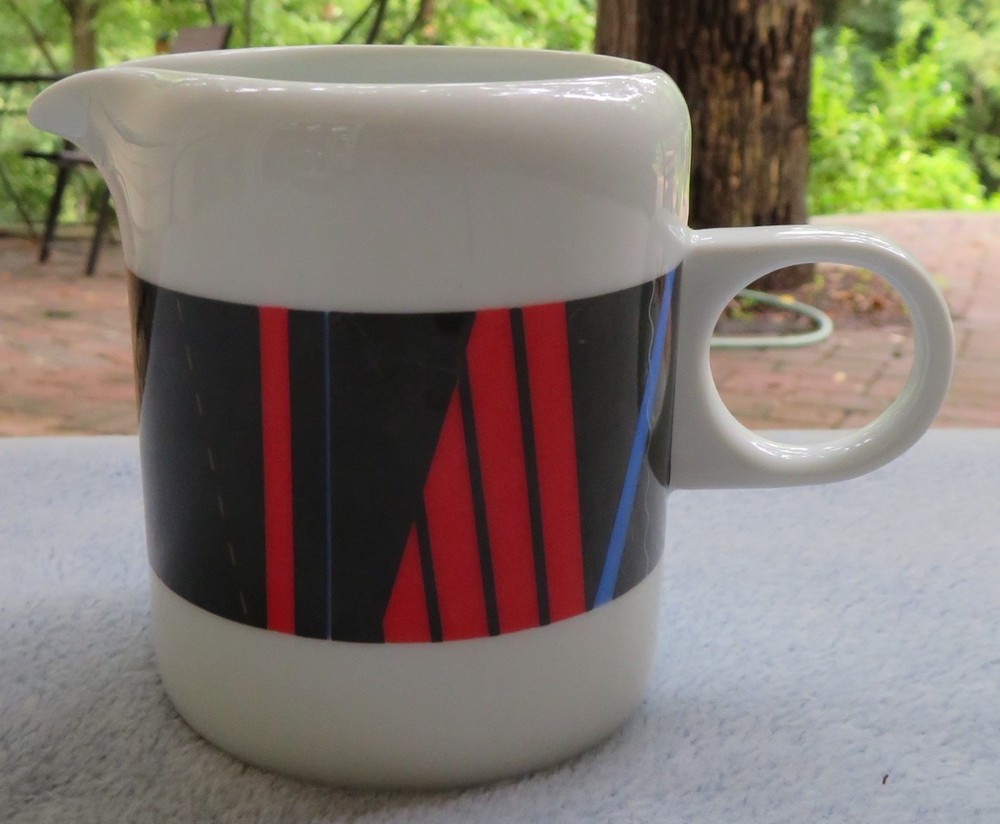 Studio Nova Black and Red Jazz Creamer