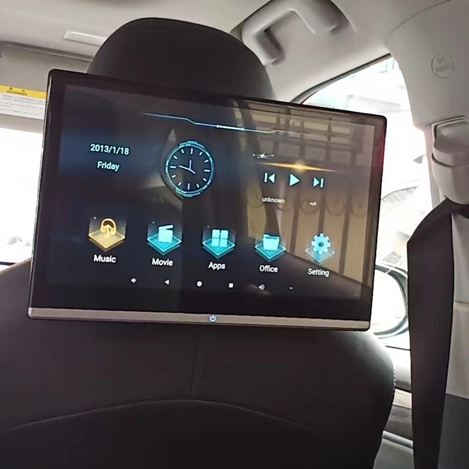 Android Headrest Display HDMI Screen For Ford Explorer Rear Seat Entertainment