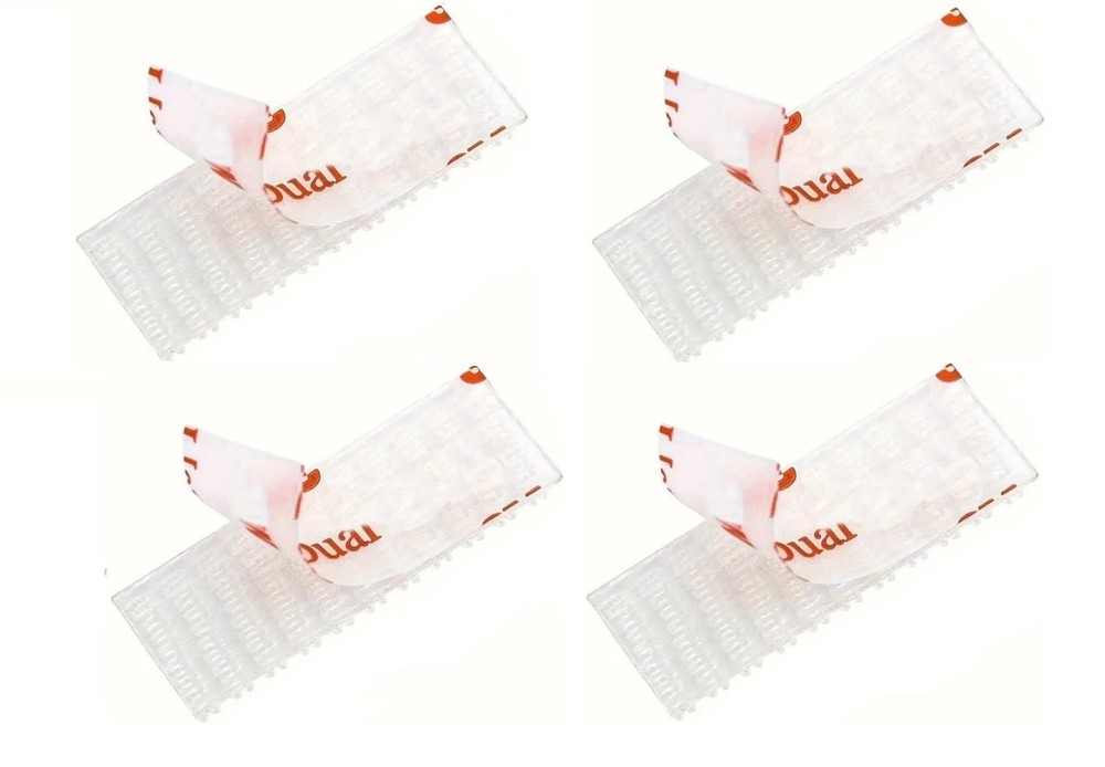Easy-Install 4-Pack Adhesive Mounting Strips for Windshield Transponders