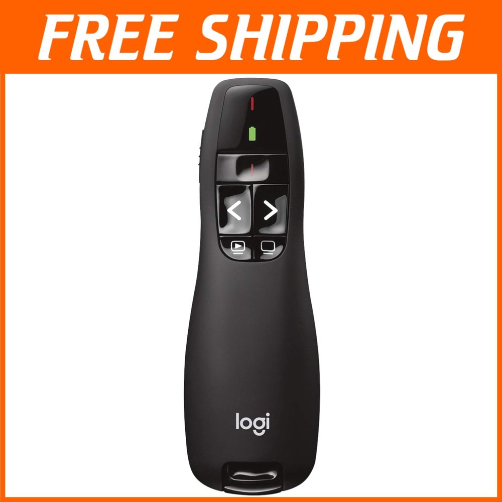 Wireless Presentation Remote with Laser Pointer=