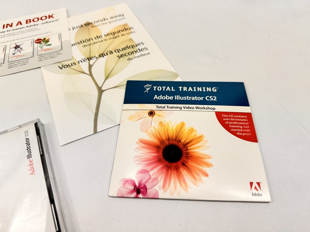 Adobe Illustrator CS 2-CD Set w/ Serial – Educational Version + Tutorial