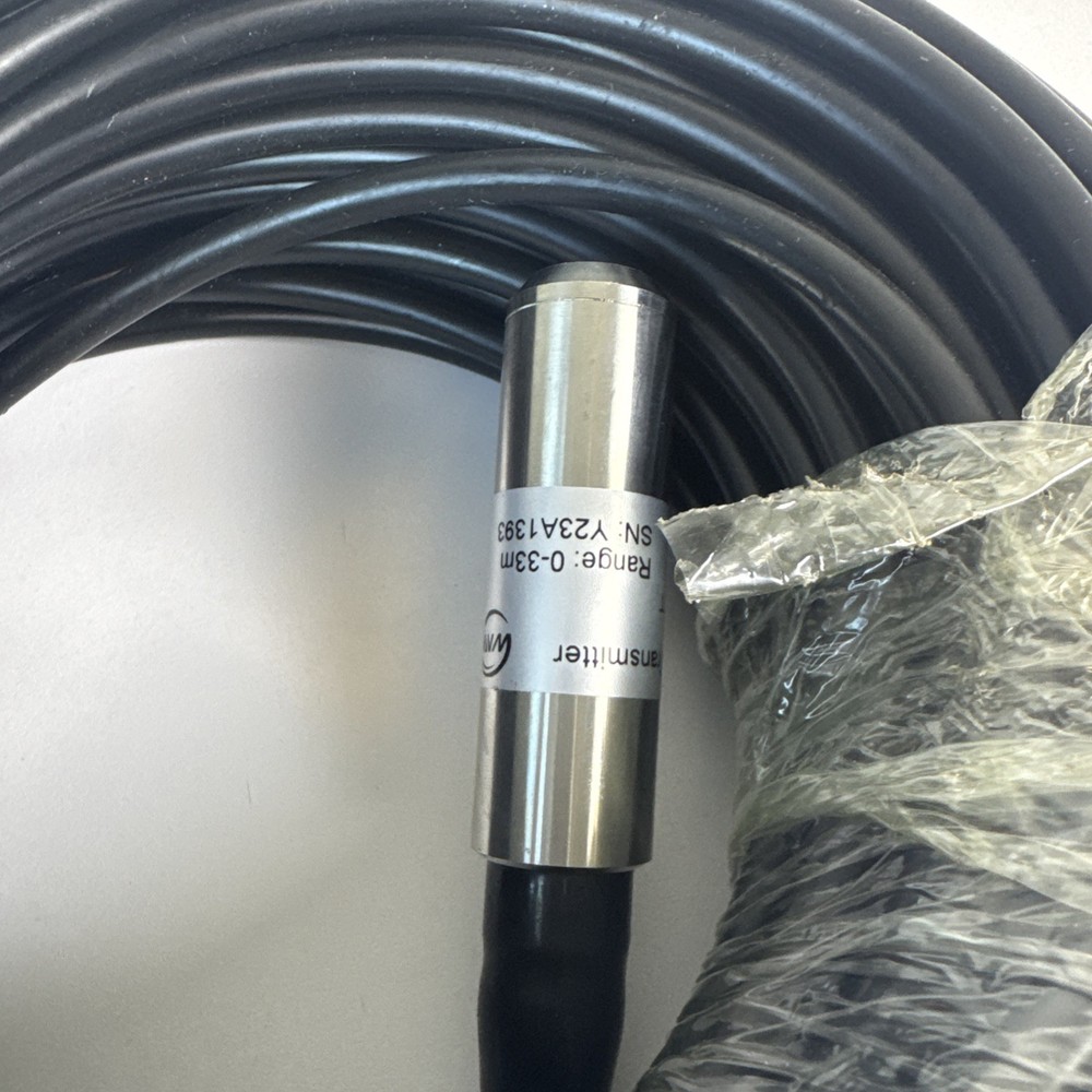 Submersible Level Transducer 4-20mA, 16ft depth range, 30 ft Cable, Transmitter