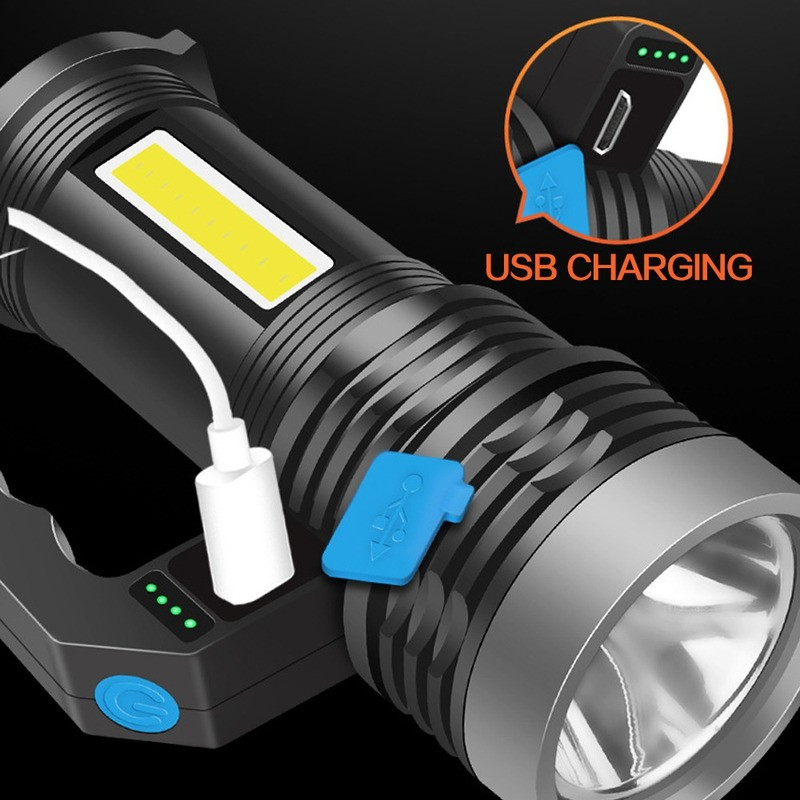 Most Powerful 22000000LM Torch LED Flashlight USB Rechargeable Tactical Light