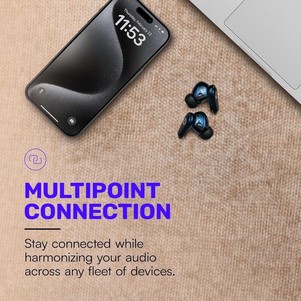 Raycon Pro Earbuds - Bluetooth True Wireless - (Chrome Blue)